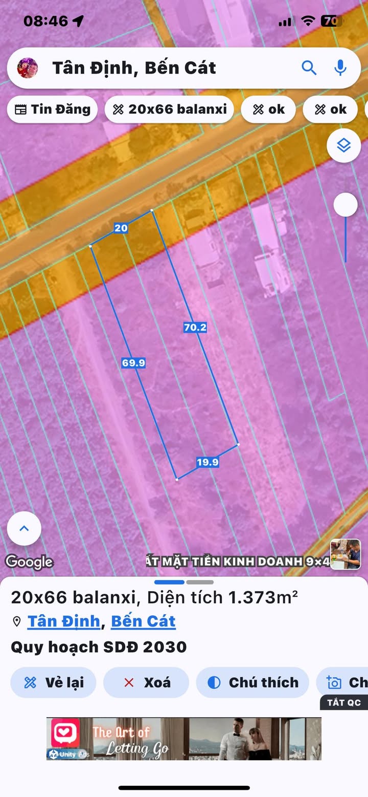 Đất thổ cư 600m² mặt tiền Ba Lan Xi, Hòa Lợi - Kinh doanh tuyệt vời chỉ 13 tỷ!