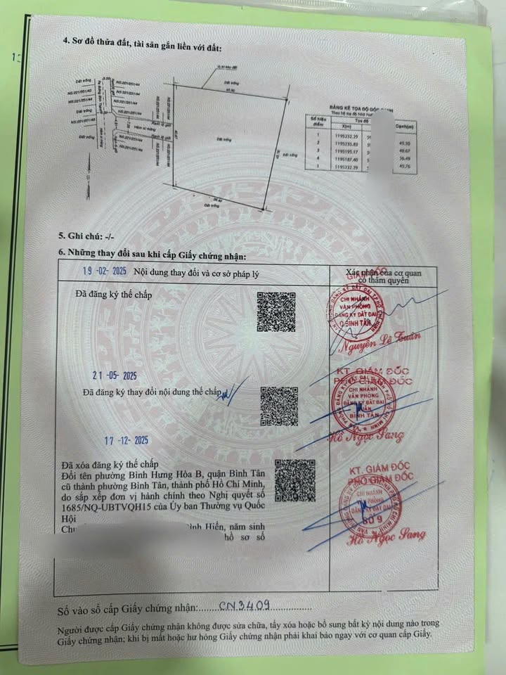 Đất nền 1751m² đường Bình Thành, Bình Tân - Giá 64.438 tỷ, đầu tư sinh lời!