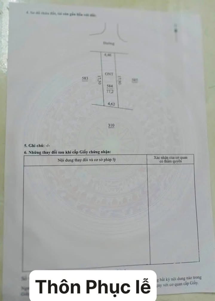 Đất thổ cư Vĩnh Hồng Bình Giang 77m² giá 800 triệu - Tiện ích xung quanh đầy đủ!