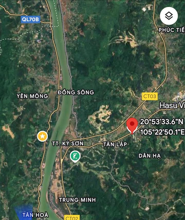 Đất mặt đường Quốc lộ 6, phường Dân Hạ, Kỳ Sơn 360m² giá 4.32 tỷ - Đầu tư sinh lời ngay!