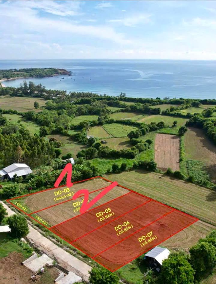 Lô đất An Ninh Đông, Tuy An, Phú Yên 400m² giá 3.128 tỷ - Đường ô tô, gần biển!