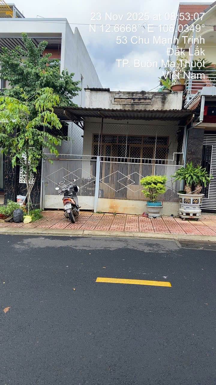 Nhà mặt tiền Chu Mạnh Trinh Buôn Ma Thuột 109m² giá 5.2 tỷ - Đầu tư sinh lời ngay!