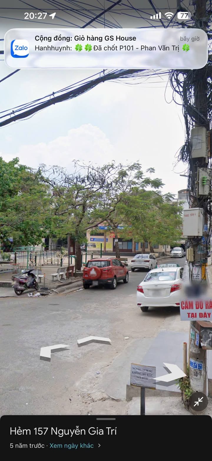 Cho thuê mặt bằng Nguyễn Gia Trí, Bình Thạnh giá 4.5 triệu - Phù hợp kinh doanh ăn uống!