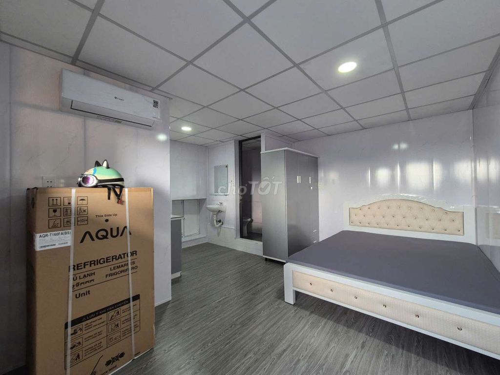 Căn hộ 2 phòng ngủ Bình Thạnh 50m² giá 9.7 triệu - Cửa sổ trời thoáng mát, đầy đủ nội thất!