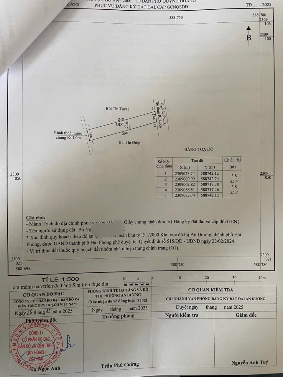 Đất Nam Sơn, An Dương 97m² giá 1,95 tỷ - Khu dân cư ổn định, đầu tư sinh lời!