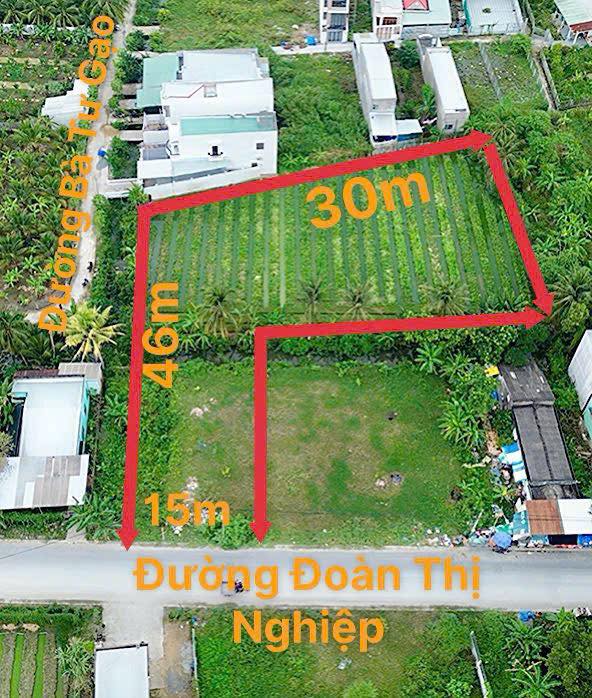 Bán đất 2 mặt tiền Đoàn Thị Nghiệp, 2600m², giá 13.7 tỷ - Vị trí hiếm có