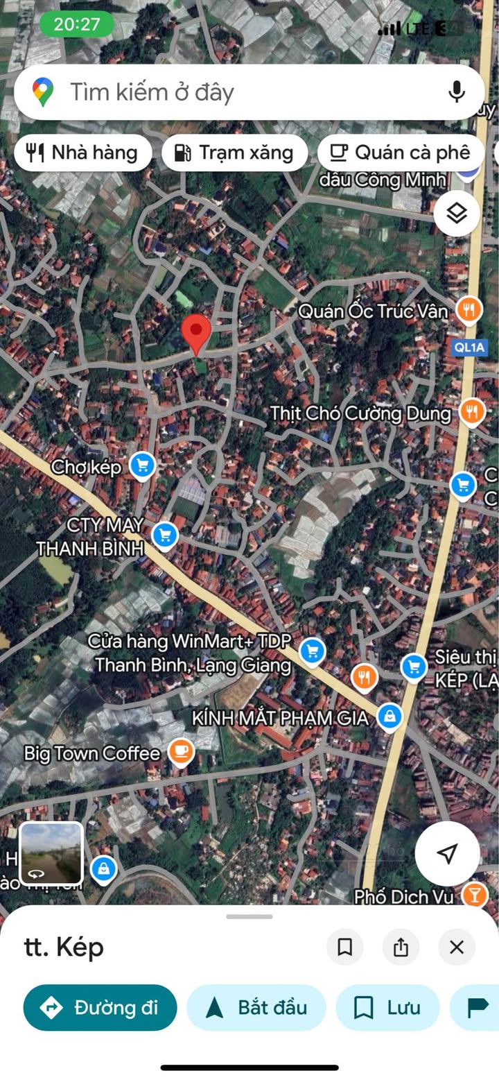 Đất thổ cư Kép Lạng Giang 115m² giá chỉ 1.3 tỷ - Khu dân cư đông đúc thuận tiện kinh doanh!