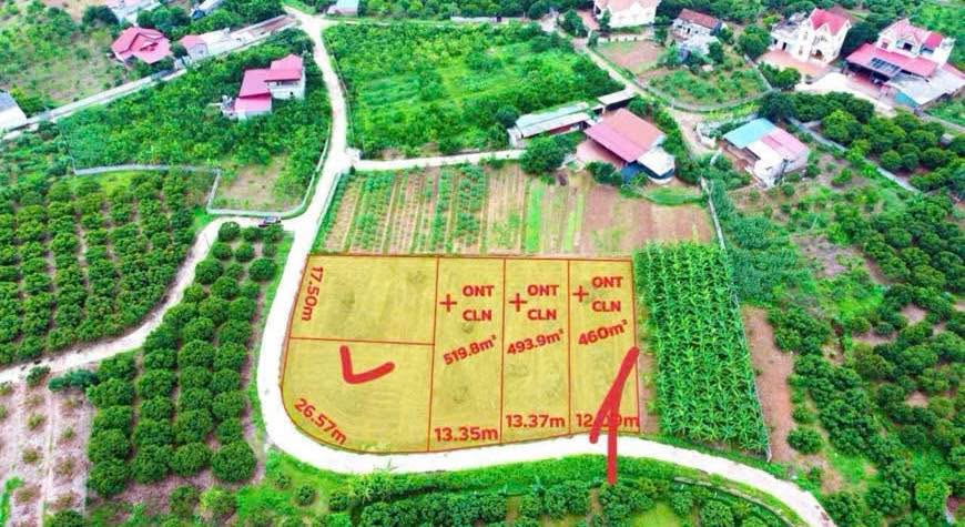 Lô đất đẹp 460m² tại Quý Sơn, Bắc Ninh giá chỉ 800 triệu - Đầu tư sinh lời cao!