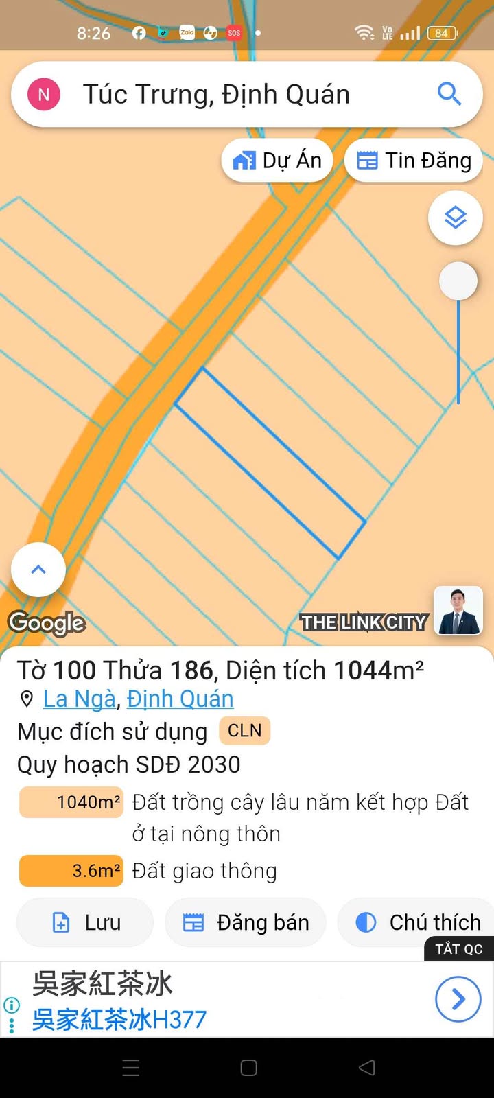 Đất nền La Ngà Định Quán 3600m² - Chính chủ bán gấp!