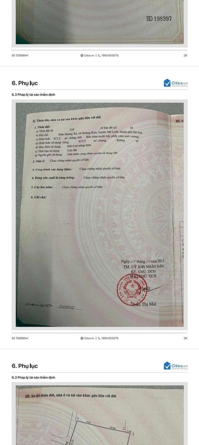 Đất nền Hoàng Kim Mê Linh 417.5m² giá chỉ 20 triệu - Cơ hội đầu tư tuyệt vời!