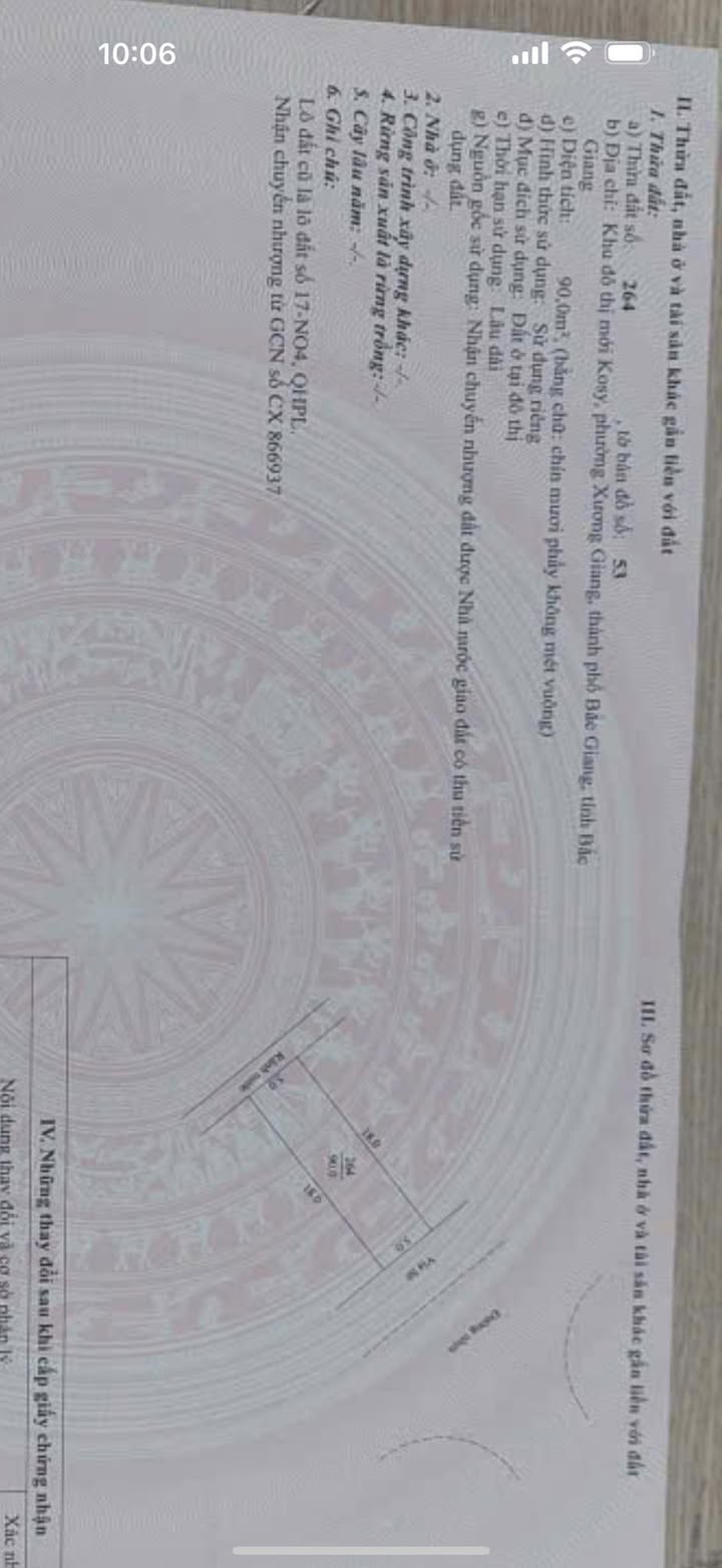 Đất nền Kosy Bắc Giang 90m² giá 2.6 tỷ - Cơ hội đầu tư hấp dẫn!