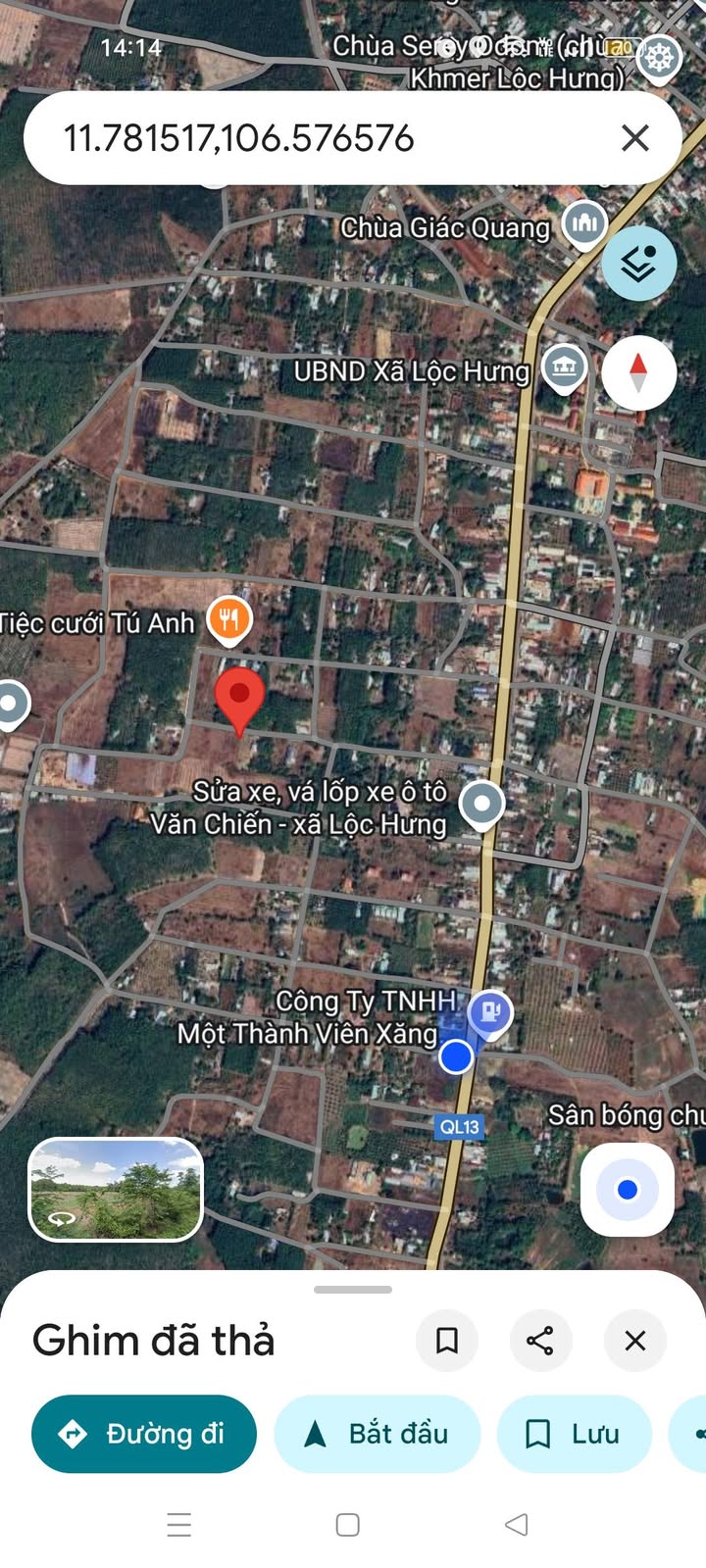 Đất nền Lộc Hưng, Lộc Ninh 550m² chỉ 520 triệu - Cơ hội đầu tư hấp dẫn!