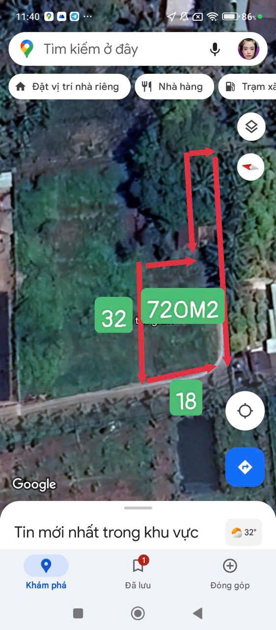 Đất nền Tân Lập 1, Tân Phước 720m² giá chỉ 1.45 tỷ - Chính chủ bán gấp!