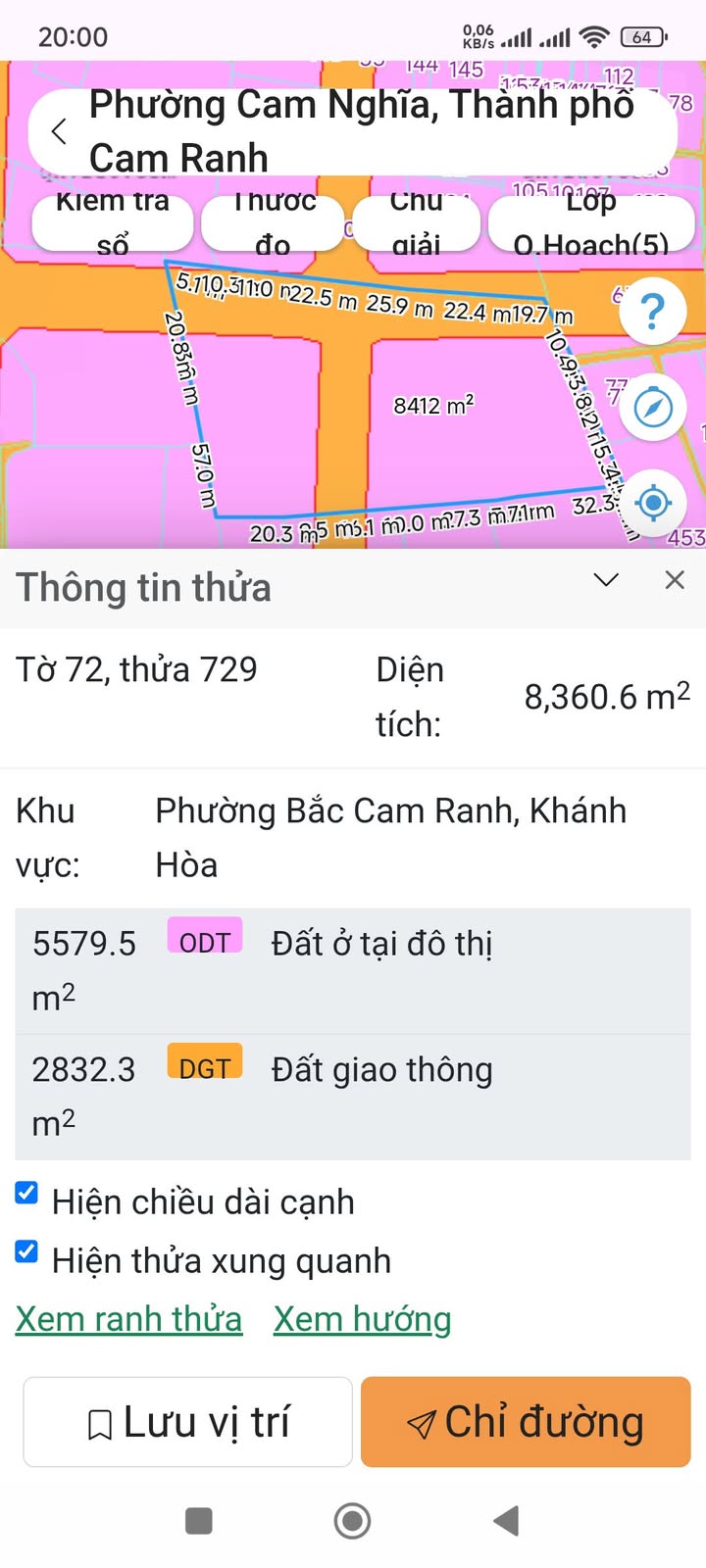 Lô đất Cam Nghĩa, Cam Ranh 8400m² giá 30 tỷ - Đầu tư sinh lời ngay!