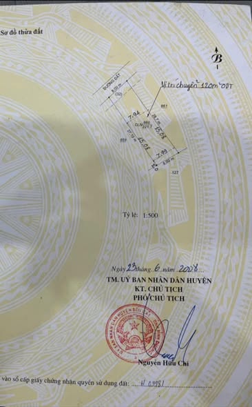 Đất thổ cư Tân Định Bến Cát 232m² giá 2 tỷ - Sổ hồng chính chủ, đường bê tông 5m!