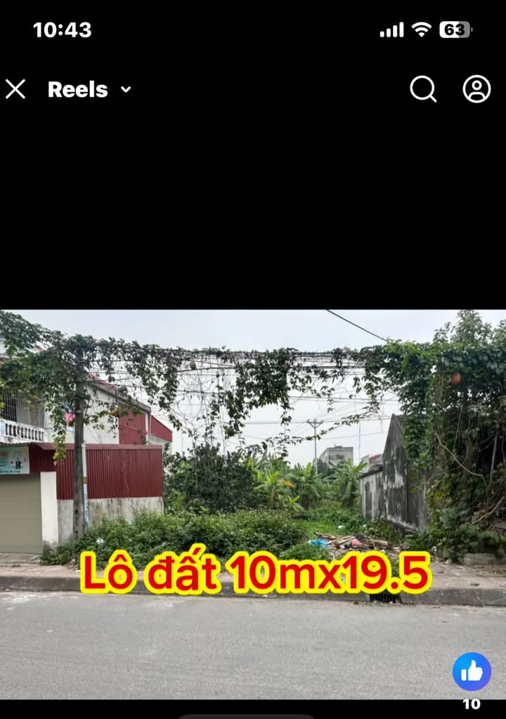 Đất nền đường Tiến Yết, thị trấn Me, 195m² giá 3 tỷ - Cơ hội đầu tư hấp dẫn!