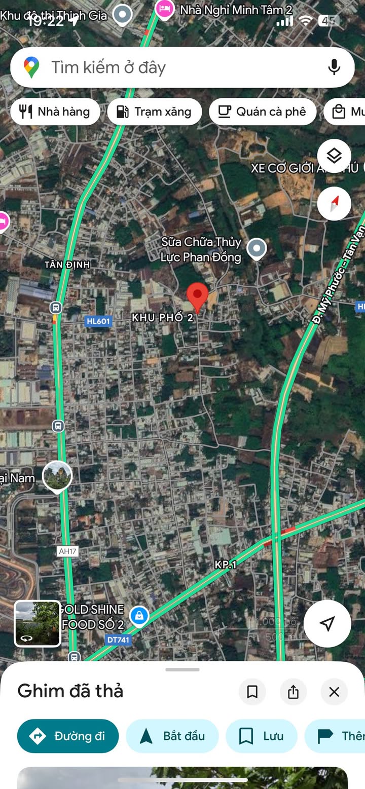 Đất thổ cư 210m² đường HL 601, phường Tân Định - Cơ hội đầu tư tuyệt vời!