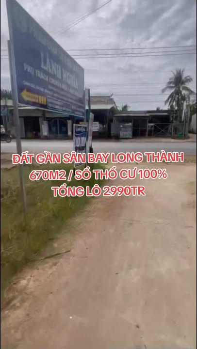 Đất mặt tiền sông Ray Cẩm Mỹ 670m² giá 2.99 tỷ - Tiềm năng đầu tư lớn!