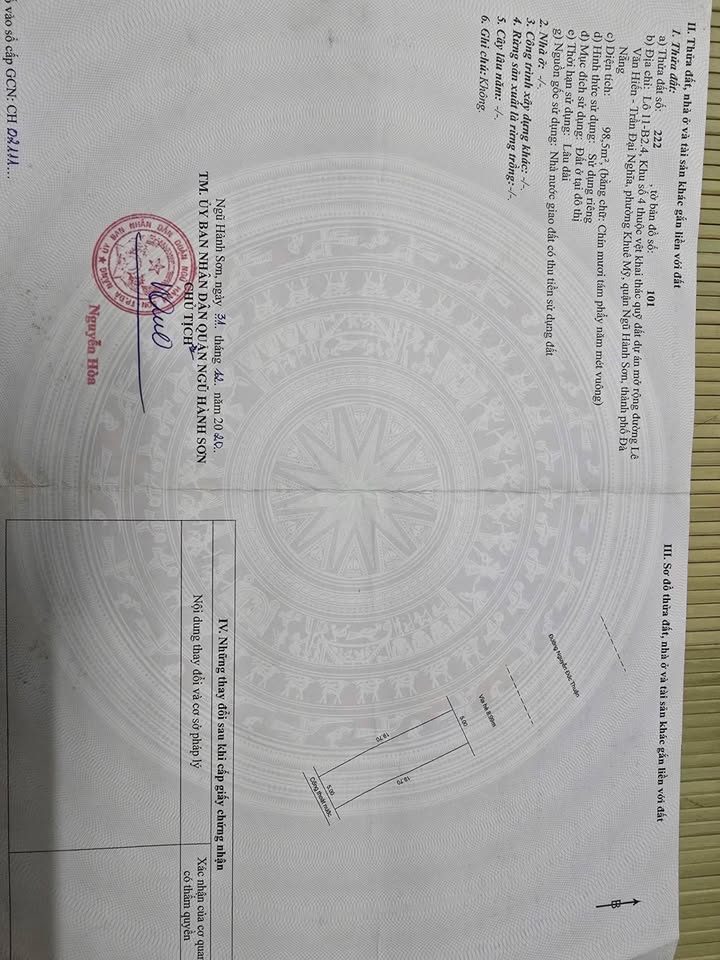 Đất nền đường Nguyễn Đức Thuận, Khuê Mỹ 197m² giá 21 tỷ - Vị trí đẹp, tiềm năng cao!