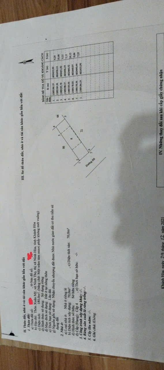 Đất thổ cư xã Bắc Ninh Hòa 180m² giá 850 triệu - Cơ hội đầu tư tuyệt vời!