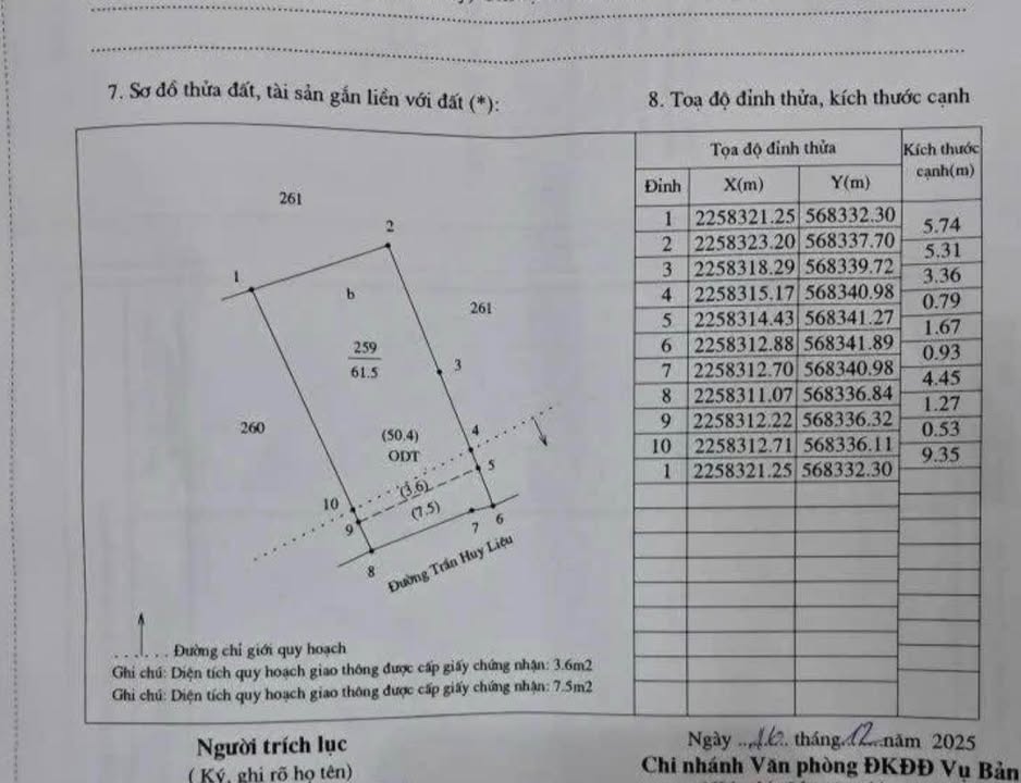 Nhà mặt tiền Trần Huy Liệu, Nam Định 61,5m² giá 4 tỷ - Kinh doanh sầm uất!
