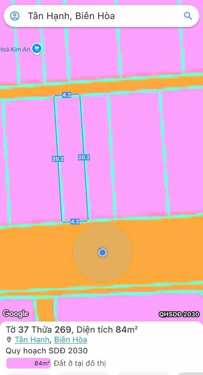 Bán lô đất 84m² Phường Tân Đông Hiệp - Đường nhựa 10m, giá 2,5 tỷ bớt lộc!