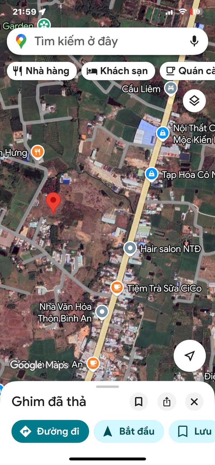 Đất nền 2 sào tại chợ Bình An, Hàm Chính, 720m² - Giá ngộp chỉ 550 triệu!