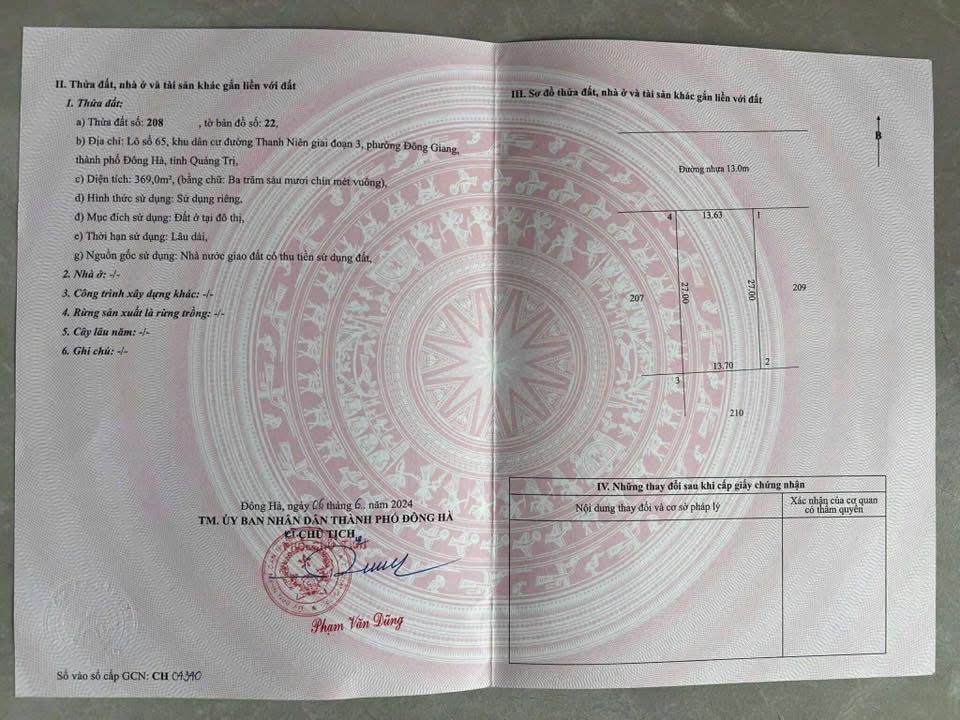Đất nền biệt thự khu dân cư THANH NIÊN Đông Hà 369m² giá chỉ 2.3 tỷ - Cơ hội đầu tư hấp dẫn!