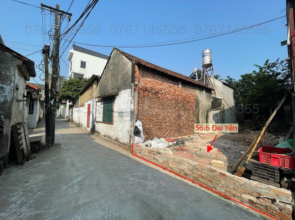 Đất nền Xóm Tiếu - Xã Đại Yên 56m² giá 2.9 tỷ - Sổ đỏ chính chủ