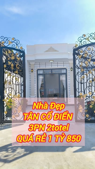 Nhà đẹp Tân Cổ Điển Hòa Thành Tây Ninh 133m² - Gần chợ Long Hoa chỉ 800m!