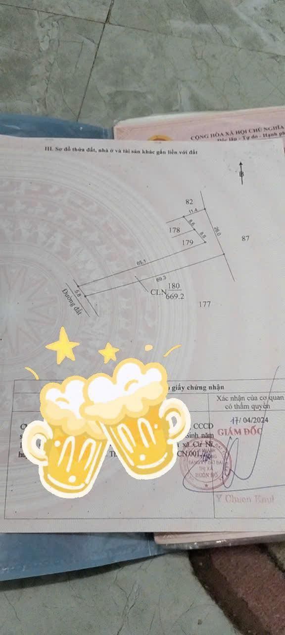 Đất nền Ea Drông Buôn Hồ 669m² giá chỉ 130 triệu - Cơ hội đầu tư tuyệt vời!