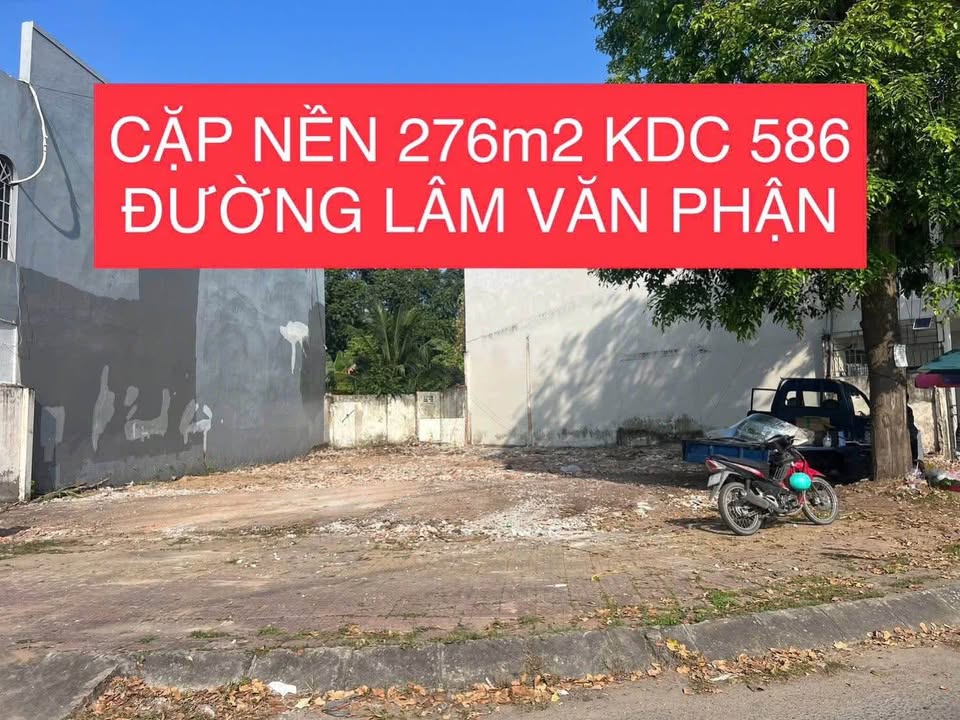 Đất nền 276m² đường Lâm Văn Phận, Cái Răng - Sổ đỏ chính chủ, giá 5.5 tỷ!