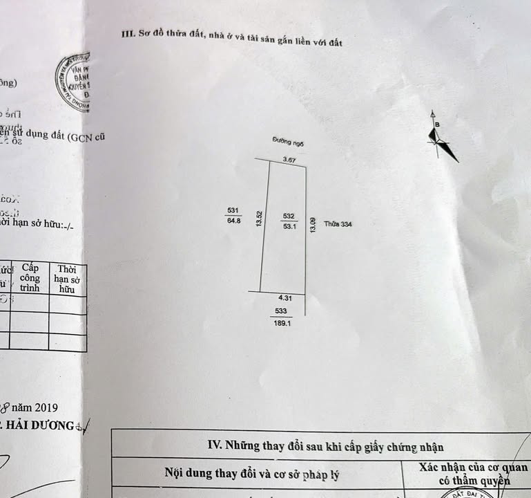 Đất ngõ thông Điện Biên Phủ, P. Bình Hàn 53m² giá 1.79 tỷ - Sổ hồng chính chủ!
