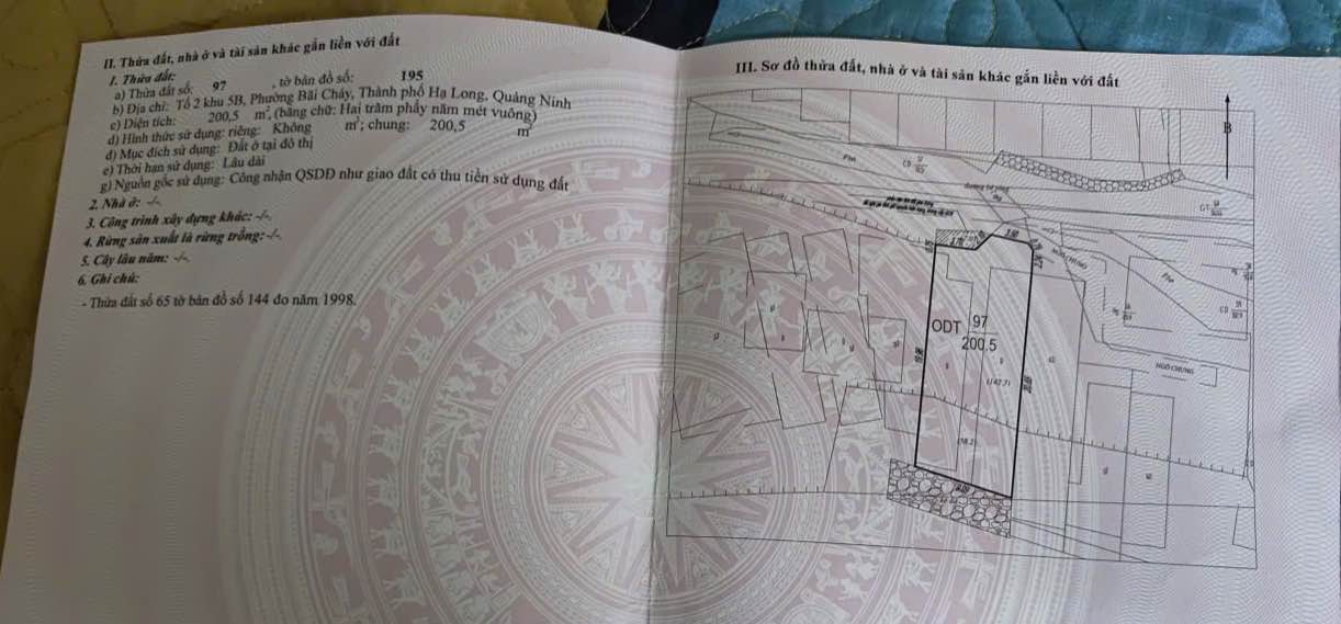 Đất nền Bãi Cháy 200m² giá 8 tỷ - Dòng tiền ổn định từ nhà trọ!