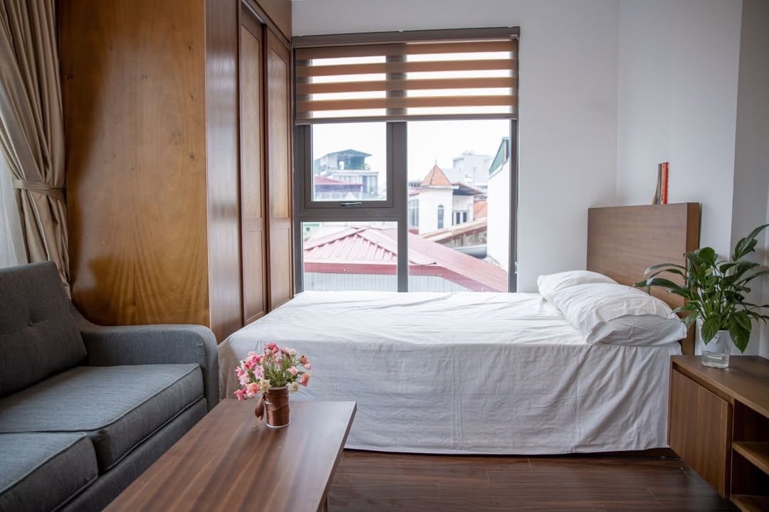 Căn hộ cao cấp cho thuê Ngõ 12 Đào Tấn, Ba Đình 30m² - Thiết kế hiện đại, đầy đủ nội thất!