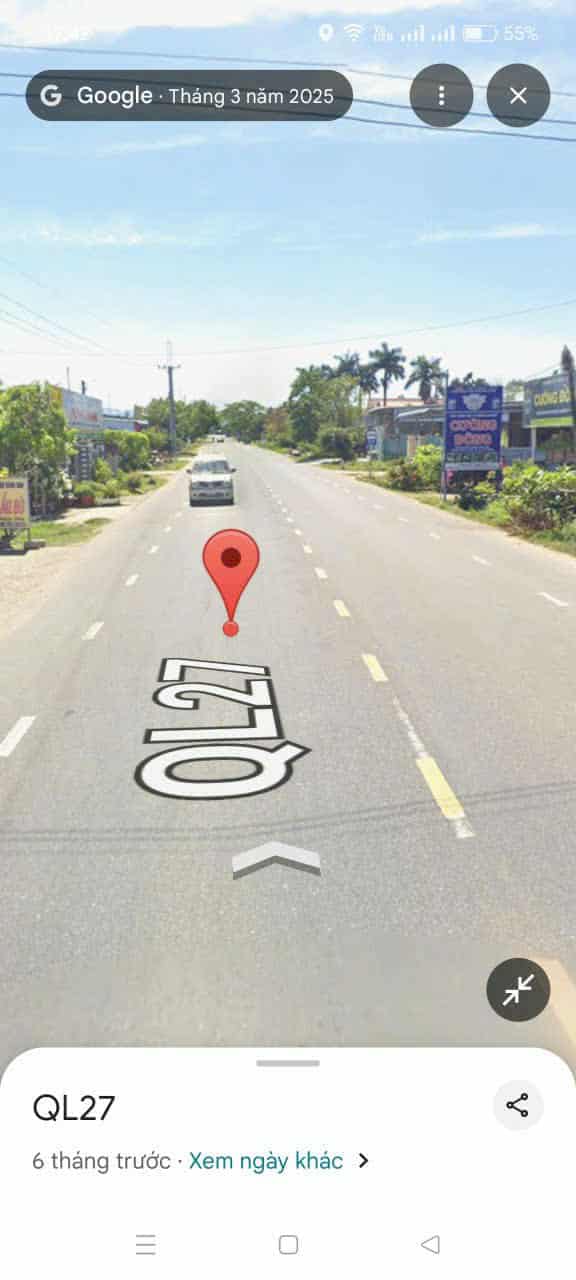 Đất thổ cư mặt đường QL27A, xã Lương Sơn, Ninh Sơn 560m² - Vị trí đẹp, phong thủy tốt!