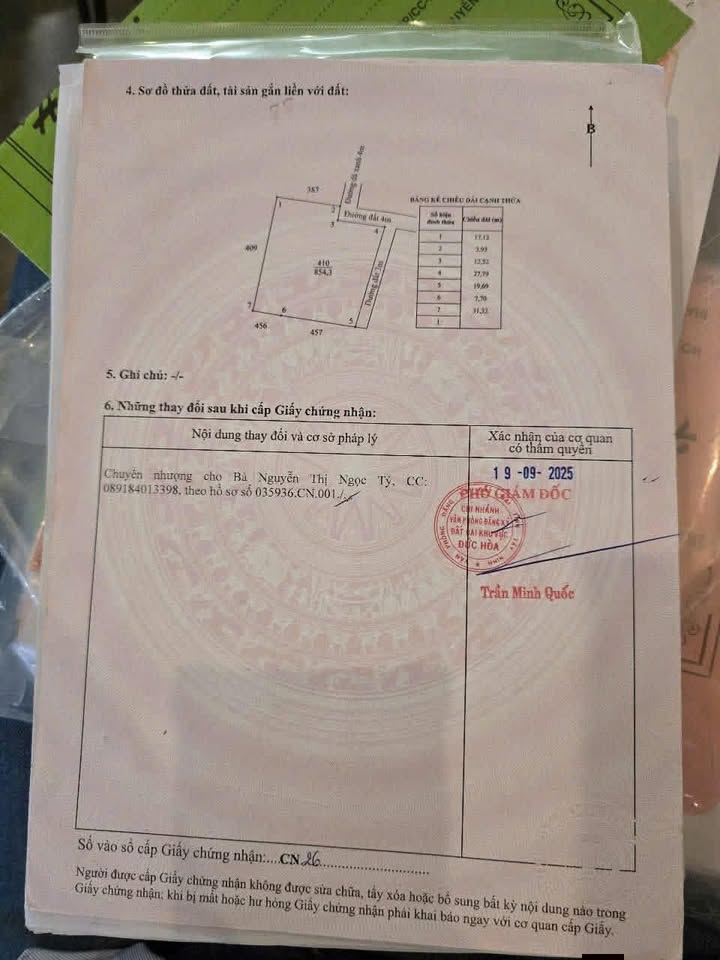 Đất thổ cư 886m² tại ấp Nhơn Hòa, xã Mỹ Hạnh - Giá chỉ 2.64 tỷ!