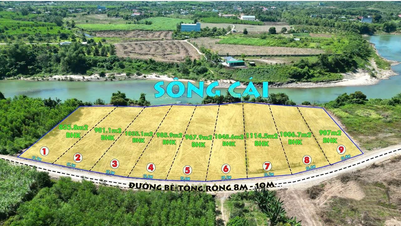 Đất mặt tiền đường Diên Đồng 835m² giá 490 triệu - Cơ hội đầu tư hấp dẫn!