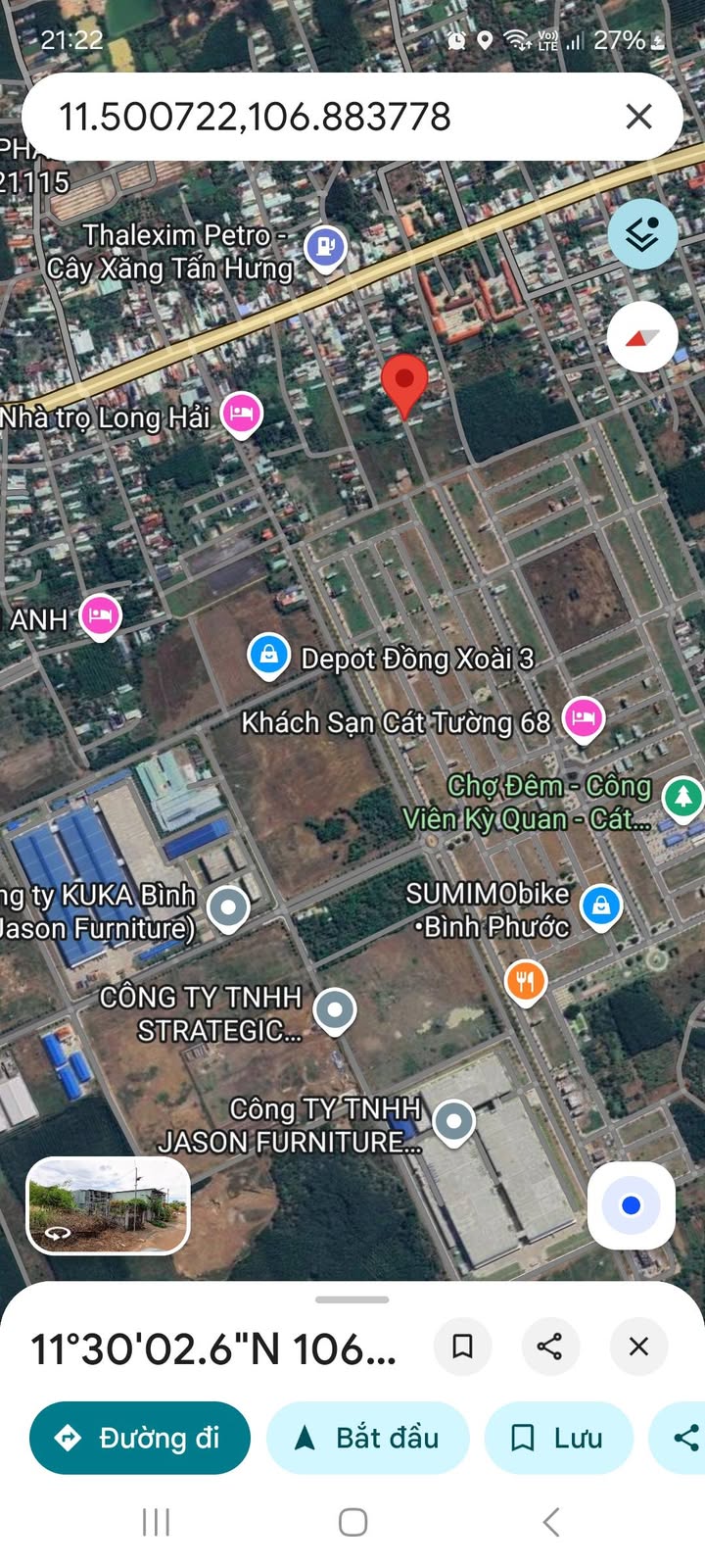 Đất thổ cư 204m² khu phố 2, Đồng Xoài - Giá chỉ 1.2 tỷ, cơ hội vàng đầu tư!