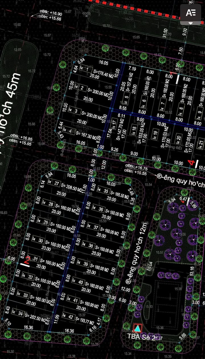 Đất nền KQH Vùng Đồng Cơn Mưng Văn Sơn 209m² - Lô góc 2 mặt tiền, đầu tư sinh lời!