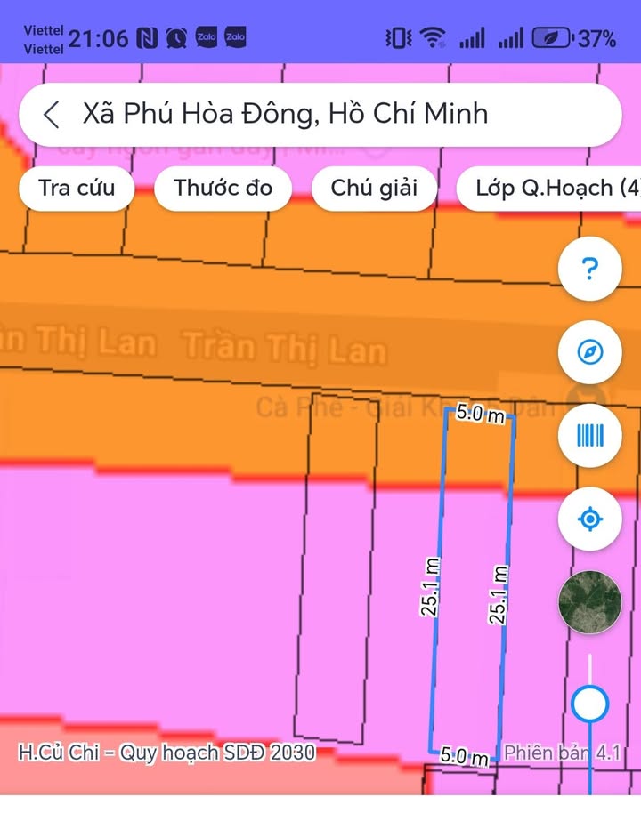 Đất nền xã Phú Hòa Đông, Củ Chi 125m² giá 2 tỷ - Sổ hồng chính chủ