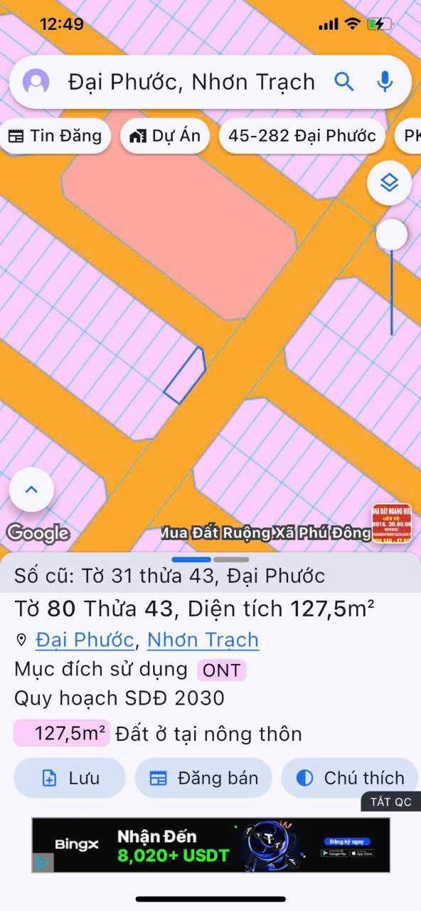 Đất nền TDC Đại Phước 127m² - Vị trí góc, giá thương lượng hấp dẫn!