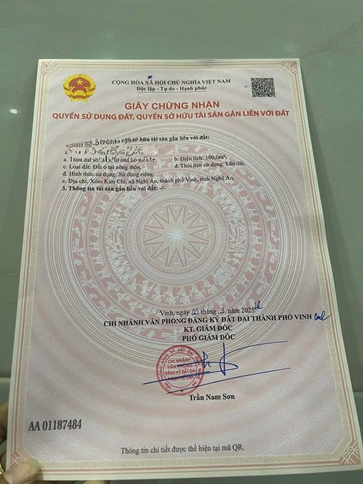 Đất nền Nghi Ân, Vinh 100m² - Đường Nguyễn Văn Ngợi, giá thỏa thuận!