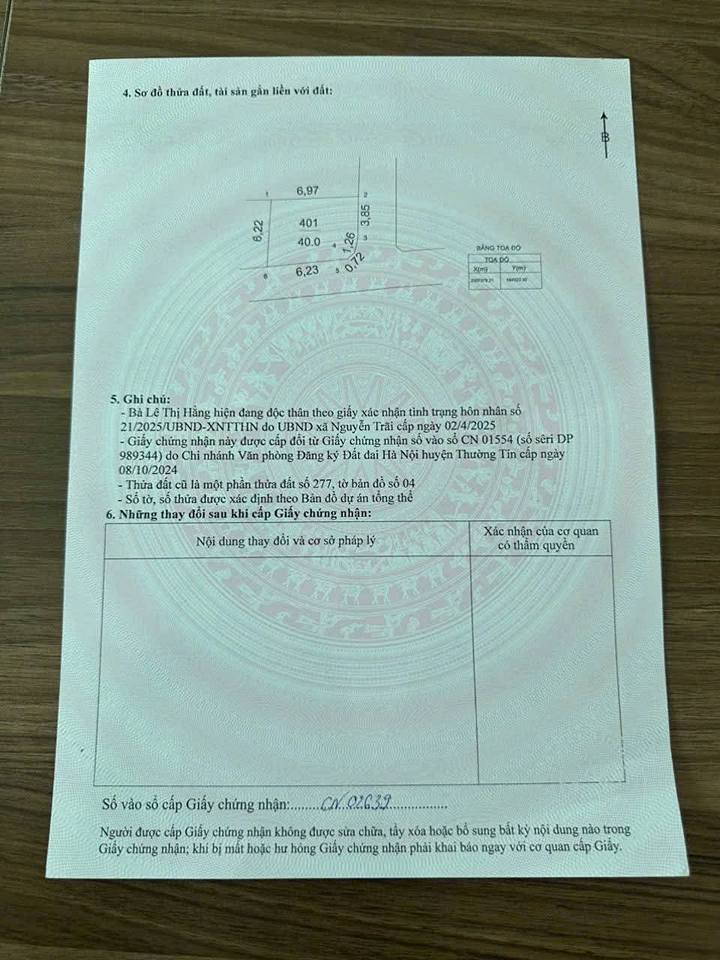 Đất lô góc Phú Mỹ Thường Tín 40m² giá 3 tỷ - Ô tô vào tận đất!