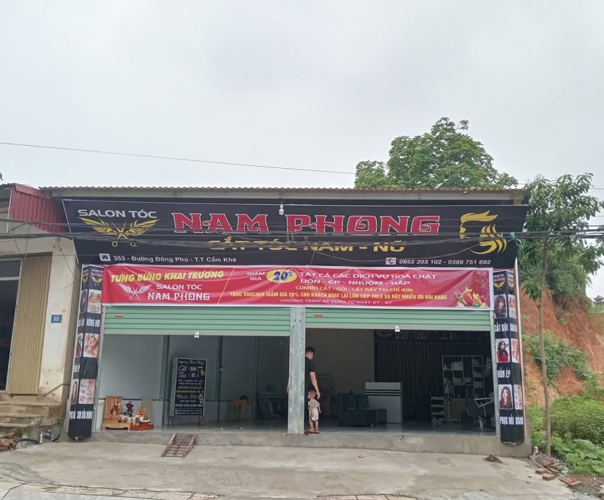 Đất nền Cẩm Khê 123m² giá 3 tỷ - Chính chủ bán gấp, cho thuê 4 triệu/tháng!