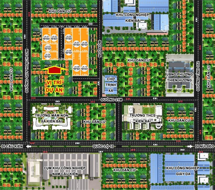 Đất nền Kiền Bái Thủy Nguyên 52m² giá thỏa thuận - Cơ hội đầu tư không thể bỏ lỡ!