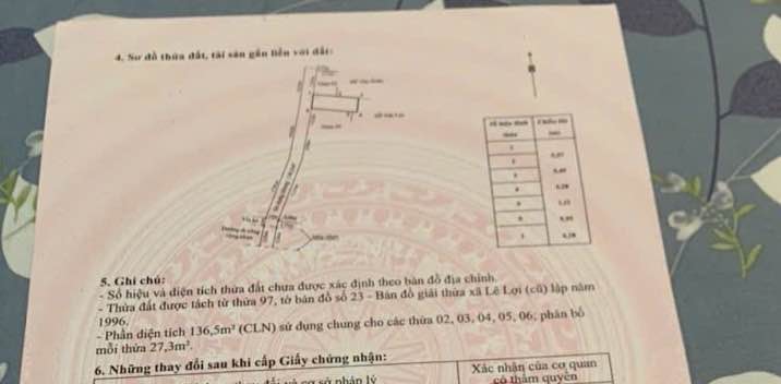 Lô đất 47,3m² phường An Dương giá 1 tỷ - Ngõ ô tô, vị trí đắc địa!