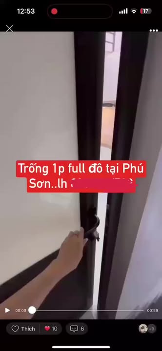 Phòng cho thuê Phú Sơn Thanh Hóa 2.5 triệu - Full đồ nội thất tiện nghi!