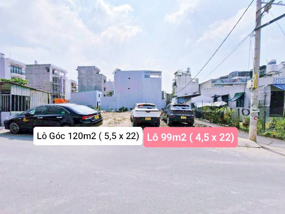 Đất Mặt Tiền Lô Góc Hiệp Bình Chánh Thủ Đức 99m² - Đầu Tư Sinh Lời Cao!