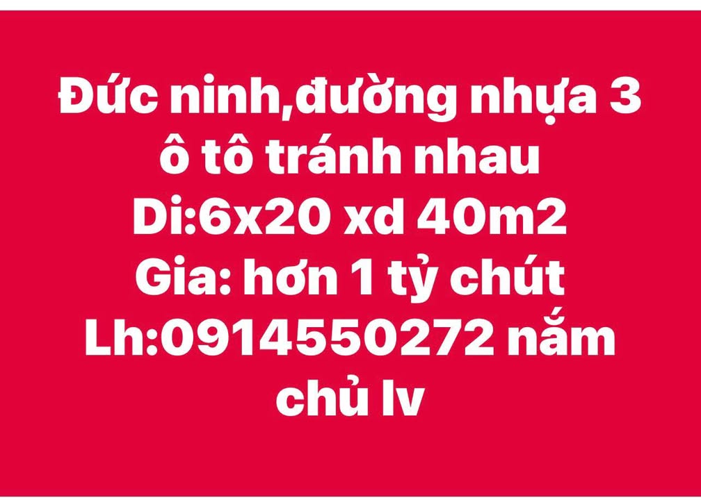 Nhà riêng Đức Ninh, Đồng Hới 120m² giá 1 tỷ - Sẵn sàng vào ở ngay!